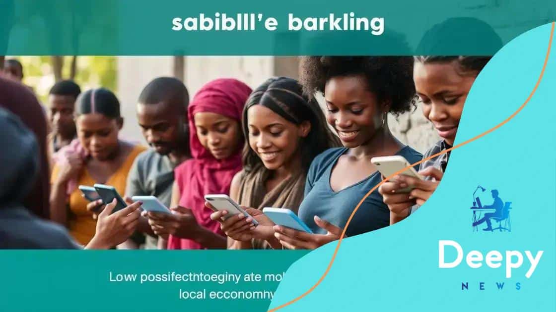 Impact of mobile banking on communities