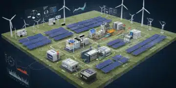 Battery Storage Breakthroughs: US Renewable Grids in 2025 Advanced battery storage technologies integrating into the US renewable energy grid by 2025