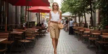 Summer Outfit Transitions 2025: Day to Night Mastery Woman transitioning day to night summer outfit, stylish and elegant
