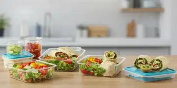 Eating Healthy on the Go: Low-Cost Options for Busy Professionals 2025 Assortment of healthy, low-cost meal prep containers for busy professionals