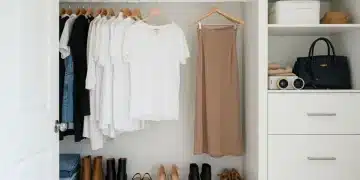 Minimalist Summer Wardrobe: 7 Essentials for 2025's Hottest Season Organized minimalist capsule wardrobe with essential summer clothes
