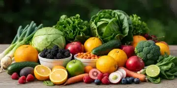 Abundant spring produce for a natural detox
