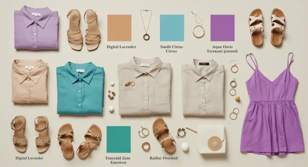 Summer Fashion Color Palette 2025: Top 6 Hues Revealed