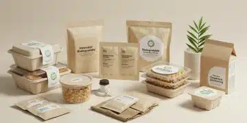 Diverse biodegradable packaging innovations adopted by US brands in 2026