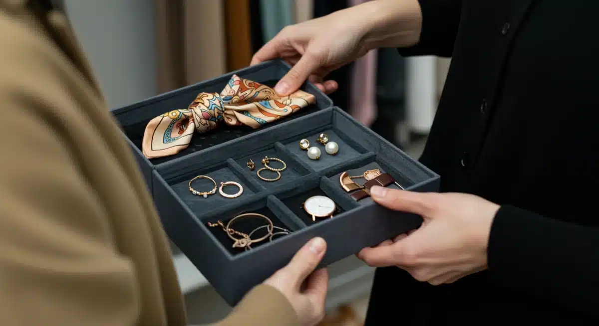 Curated wardrobe showing versatile, classic summer accessories for long-term use.