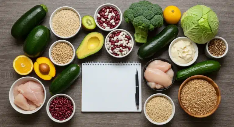 Assortment of fresh, affordable groceries for budget-friendly nutrition and meal planning.